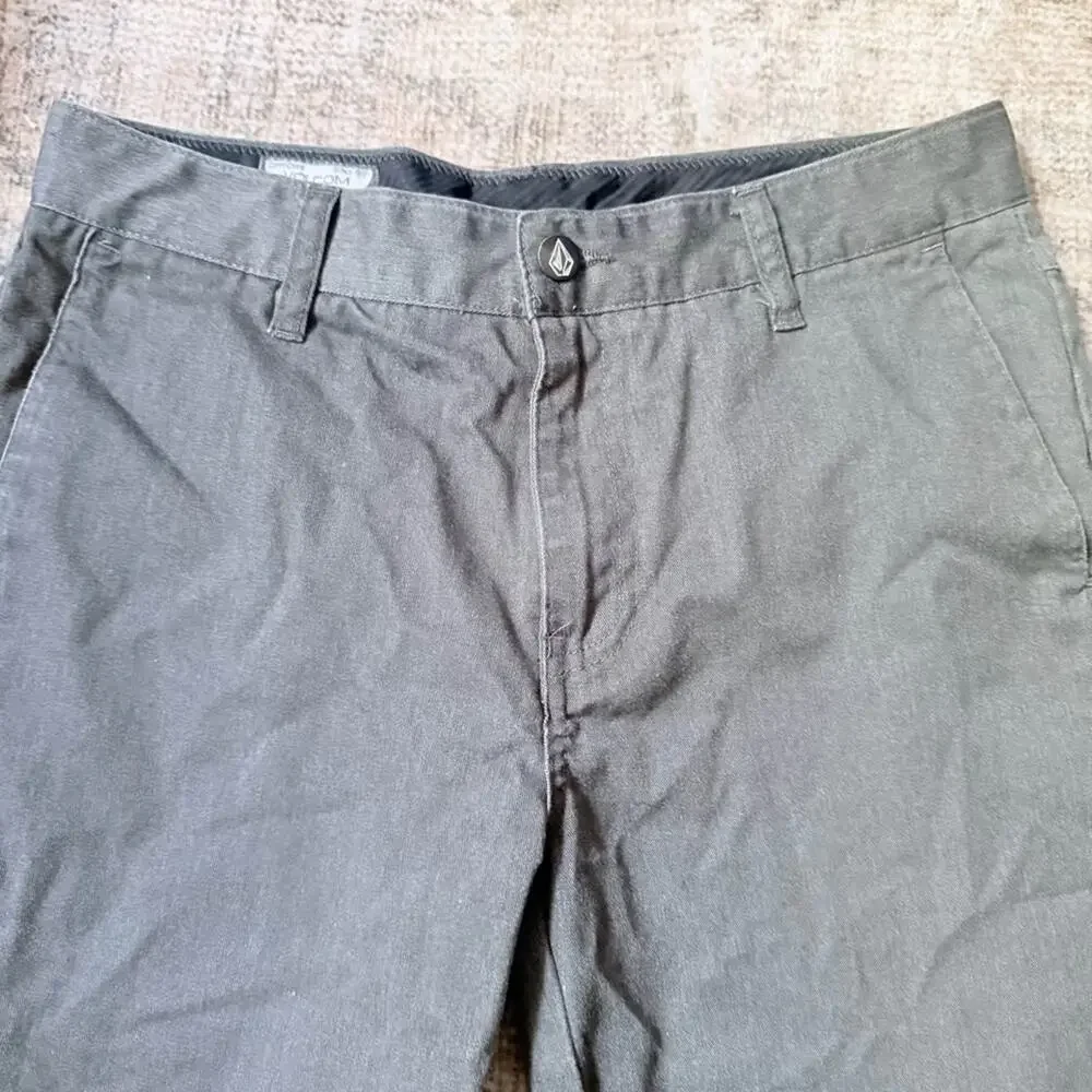 Sz 29 Men Lot of 2 Shorts (Volcom Chino & Billabong Hybrid Shorts)